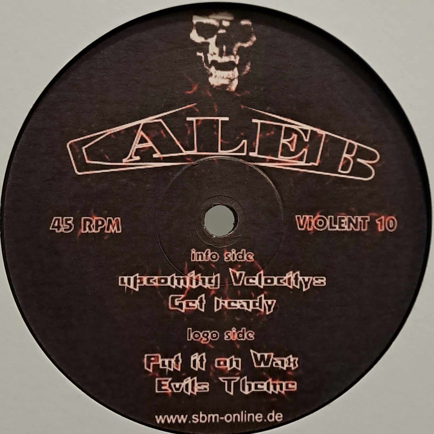 Violent Recordings 10 - vinyle hardcore